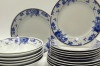 Набор фарфоровых тарелок Фантазия 18-025 (18 предметный) Lexin (Китай), фото