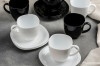 Сервіз чайний  Carine black&white 12 предметів 220 мл 2371D Luminarc, фото