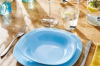 Тарелка суповая квадратная Carine Light Blue 21 см 4250P Luminarc, фото