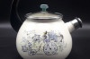 Чайник емальований 2,5 л зі свистком та скляною кришкою  62711/2 ТМ Epos, фото 2