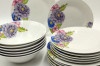Набір тарілок і салатників Хризантема 7731 (18 предметів), фото