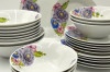 Набор тарелок и салатников Хризантема 7731 (26 предметов), фото