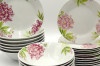 Набор тарелок и салатников Гортензия 7735 (24 предмета), фото