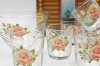 Набір стаканів і салатник "Хатинка" 07с1328/29 (малюнки різні), фото