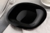 Тарелка обеденная квадратная Carine black 26 см 9817L  Luminarc, фото