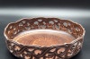 Фруктовниця керамічна Червона глина Slavbest Ceramic, фото 3