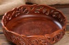 Фруктовница керамическая Красная глина Slavbest Ceramic, фото 2