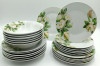 Набор тарелок и салатников Магнолия 18-130 (24 предметный) Lexin (Китай), фото