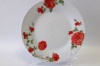 Набір тарілок та салатників Коралова троянда 17-045 (18 предметів) Lexin (Китай), фото 3