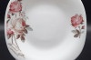 Тарелка квадратная 24,5 см Ароматная роза 6916 ТМ Vinnarc, фото 3