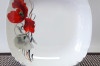 Тарелка глубокая стеклокерамика Мак 22 см 1с214, фото