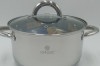 Кастрюля из нержавеющей стали со стекляной крышкой  1,9 л  ТМ VINNARC 5419 SATIN, фото 3