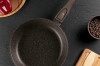 Сковорода з антипригарним покриттям та індукційним дном Граніт-Браун 2807І ТМ Біол, фото