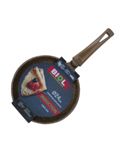 Сковорода блинная индукционная с антипригарным покрытием Гранит-Браун 24083І ТМ Биол