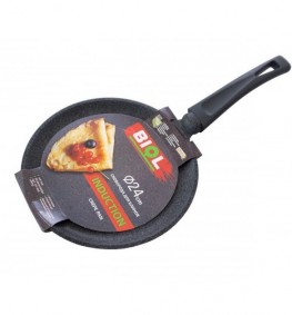 Сковорода для млинців індукційна з антипригарним покриттям Граніт-Грей 24084І ТМ Біол