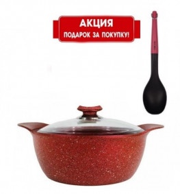 Акція! Каструля з антипригарним покриттям 3,7 л 3120 OMS Туреччина + в подарунок Ложка Chef OSR-5005/3 OSCAR Акція! Каструля з антипригарним покриттям 3,7 л 3120 OMS Туреччина + в подарунок Ложка Chef OSR-5005/3 OSCAR