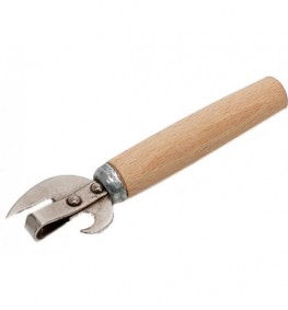 Консервний ключ з дерев'яною ручкою