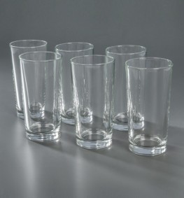 Набір стаканів по 280 мл форми "Гладкий" 03с1018