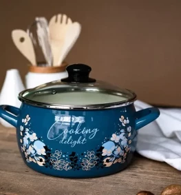 Кастрюля з металической ручкой и стекляной крышкой 3205 (2,4 л) Металац 362090 Кастрюля з металической ручкой и стекляной крышкой 3205 (2,4 л) Металац 362090