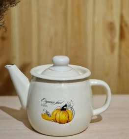 Чайник эмалированный 1 л 2707/2 ТМ Epos Магнолия, Клубника