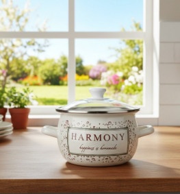 Каструля емальована 2,5 л 61911/2 ТМ Epos (малюнки різні)