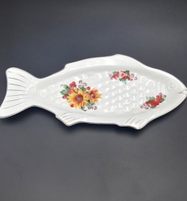 Блюдо для оселедця Риба 330 мм Декор-кераміка