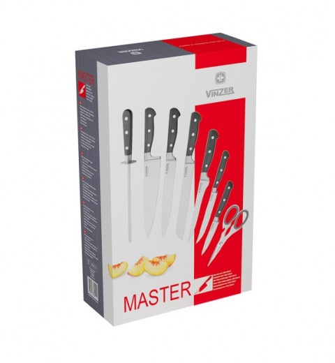 Набір ножів Master 9 предметів Vinzer 50111, фото 4
