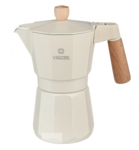 Кофеварка гейзерная Latte Crema, 6 чашек Vinzer 89381, фото
