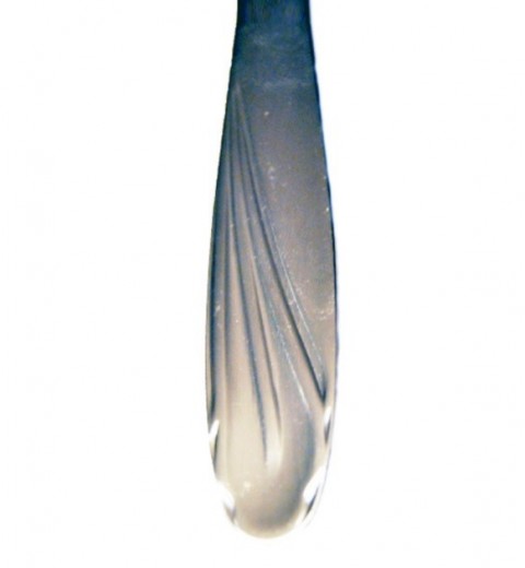 Ложка столова проста з нержавіючої сталі дзеркальна 004/1, фото 2