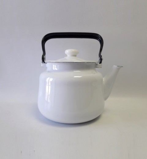 Чайник эмалированный 3,5л 2713/1 Белый ТМ Epos, фото