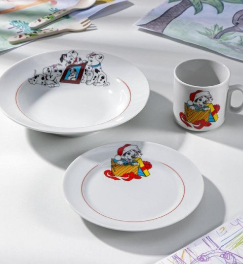 Детский набор посуды "Далматинцы-2" ТМ Добруш, фото