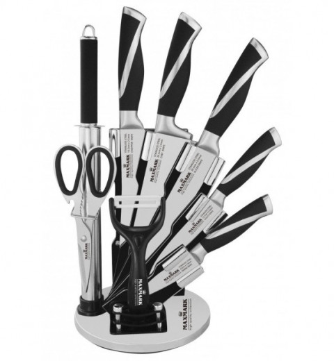 Набор ножей (9 предметов) Maxmark MK-K08, фото