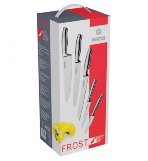 Набір ножів Frost 6 предметів Vinzer 89126, фото 5