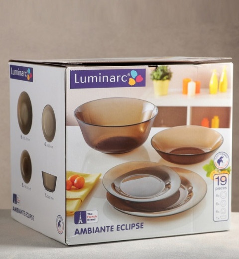 Сервиз столовый Ambiante Eclipse 19 предметов 5176/1L Luminarc, фото 3