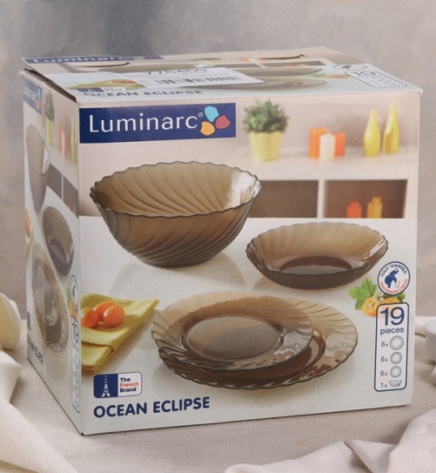 Сервиз столовый Ocean Eclipse 19 предметов 5108/1L Luminarc, фото 4