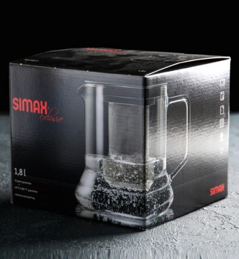 Чайник заварочный c фильтром 1,8 л 3270/MET Look SIMAX, фото 3