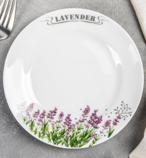 Набор тарелок и салатников 19 предметов "Лаванда" ТМ Добруш, фото 2