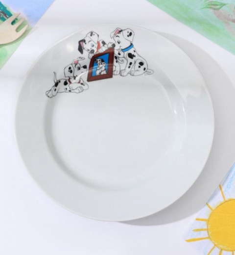 Дитячий набір посуду "Далматинці" 4С0496Ф34 ТМ Добруш, фото 3