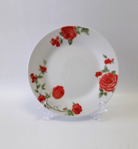 Набор тарелок и салатников Коралловая роза 17-045 (18 предметов) Lexin (Китай), фото 3