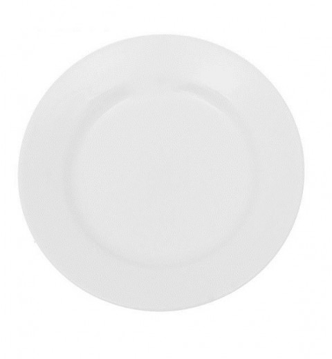 Тарелка мелкая фарфоровая белая 20 см  8043LG, фото