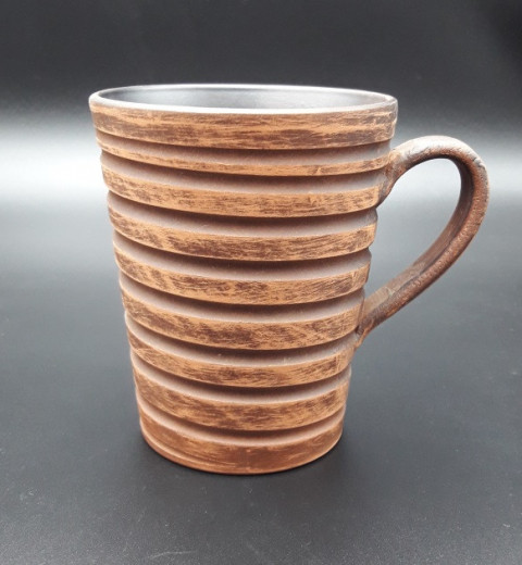 Кружка / чашка керамічна на 350 мл Червона глина Slavbest Ceramic, фото