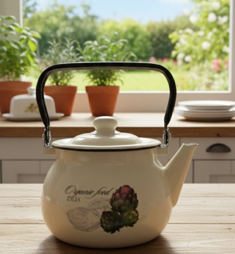 Чайник емальований 2,5 л 2710/2  Idilia ТМ Epos, фото