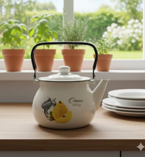 Чайник емальований 2,5 л 2710/2 ТМ Epos, фото