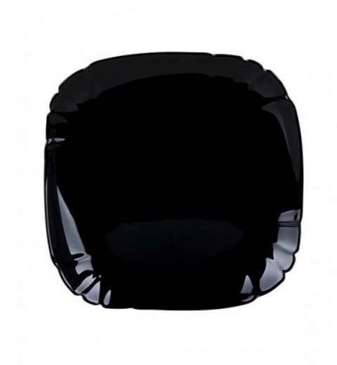 Тарелка обеденная LOTUSIA black 25,5 см 7063P Luminarc, фото