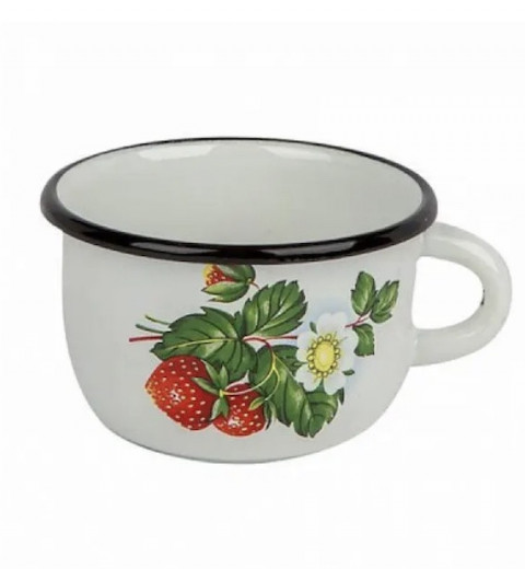 Кружка эмалированная 0,25 л Рисунки разные 0102 TM Epos, фото